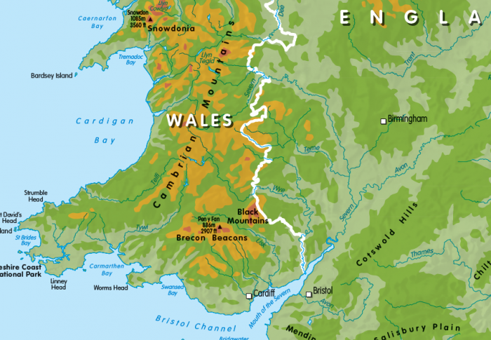 Children's Physical Map of the United Kingdom - Cosmographics Ltd