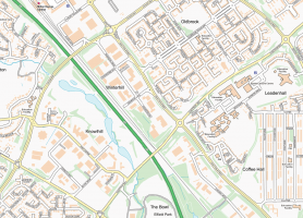 Milton Keynes Street Map - Cosmographics Ltd