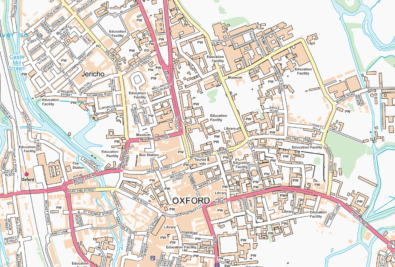 Oxford Street Map4630 