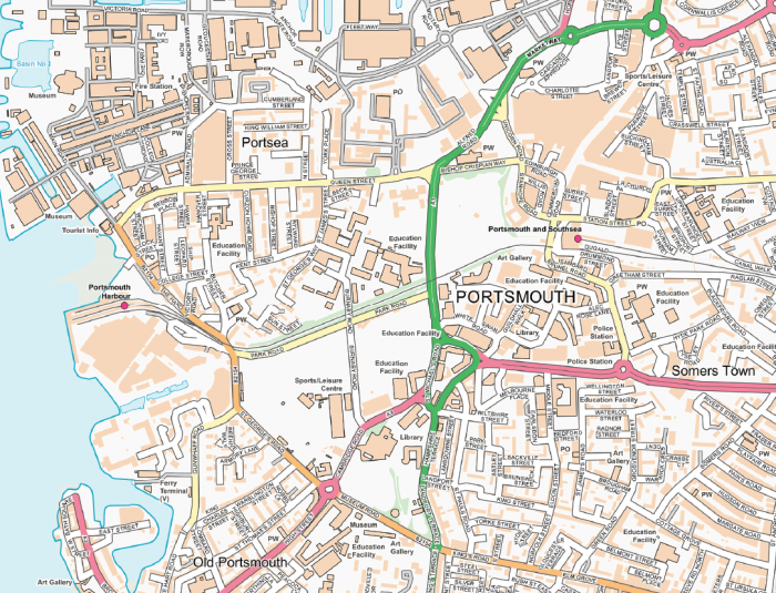 Portsmouth Street Map895 700x535 