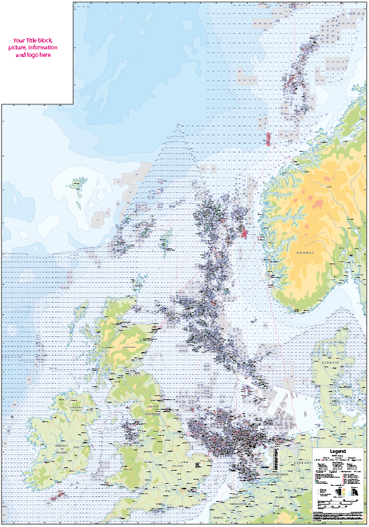 The North Sea Oil And Gas Activity Map Personalised Cosmographics Ltd   Northseaoilandgasactivitymappersonalised2954 0976 Newcopy 