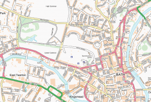 Bath Street map - Cosmographics Ltd