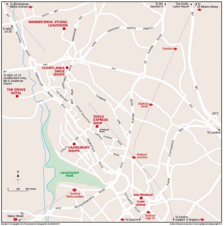 Bespoke Maps Of Watford Area938 Newcopy 768x773 