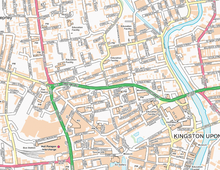 Hull Street Map Cosmographics Ltd   Hull Street Map661 700x542 