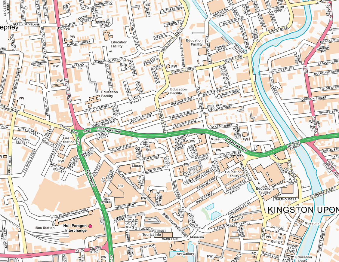 Hull Street Map661 